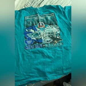 Vintage teal NHL Finals Graphic Tee